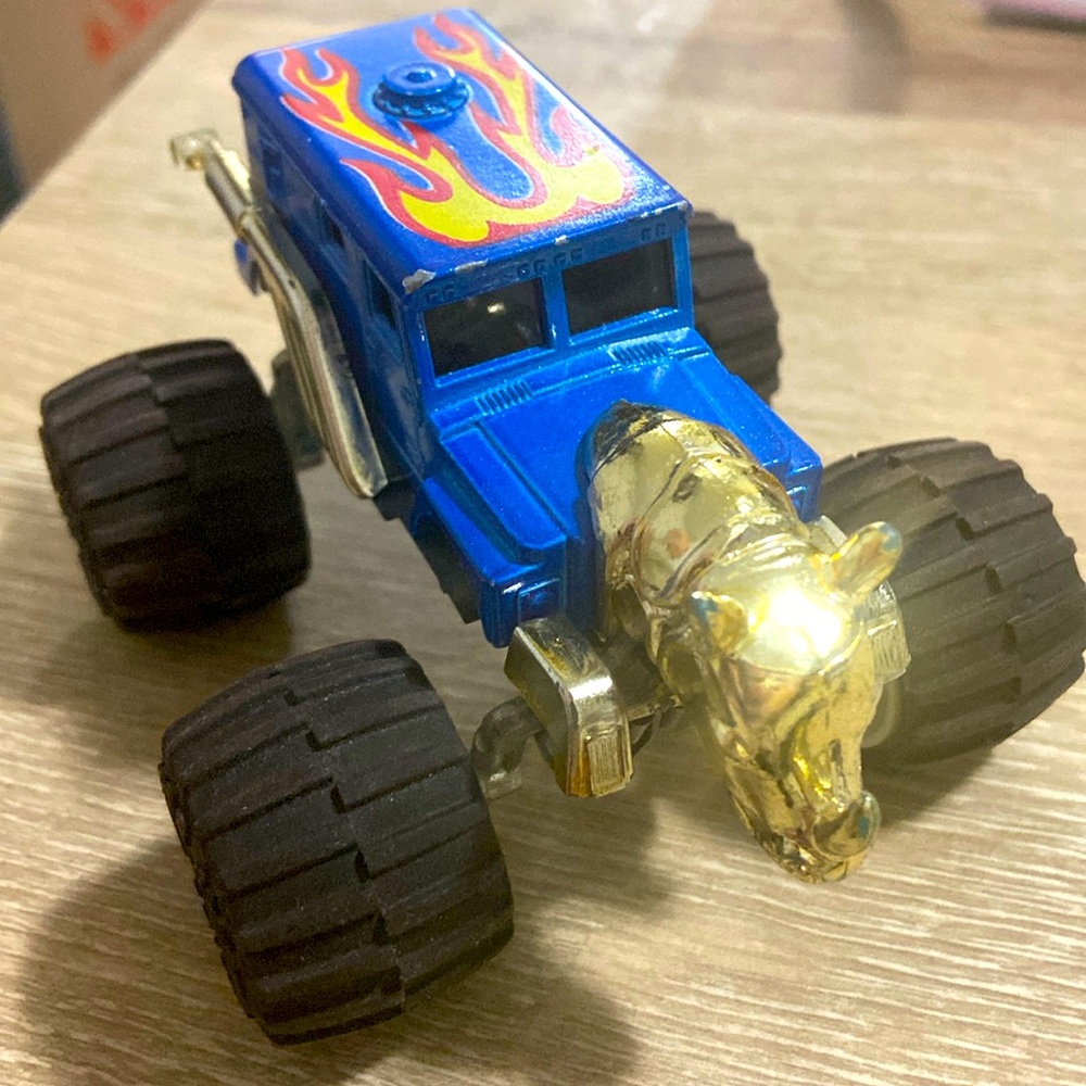 Vintage Majorette 2104 Extranimals Rhino Toy Monster Truck